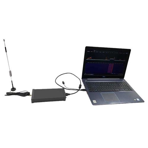 7kg的dxm便攜頻譜儀,集掃頻,監(jiān)測,解調(diào)于一體,usb直連電腦即可實現(xiàn)